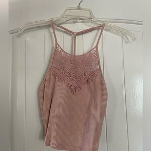 Pink padded top and white padded top